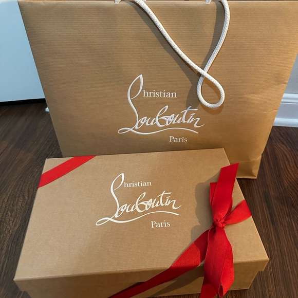 Christian Louboutin Miss Z Sling Sparkling Slingback Pumps - Picture 5 of 5